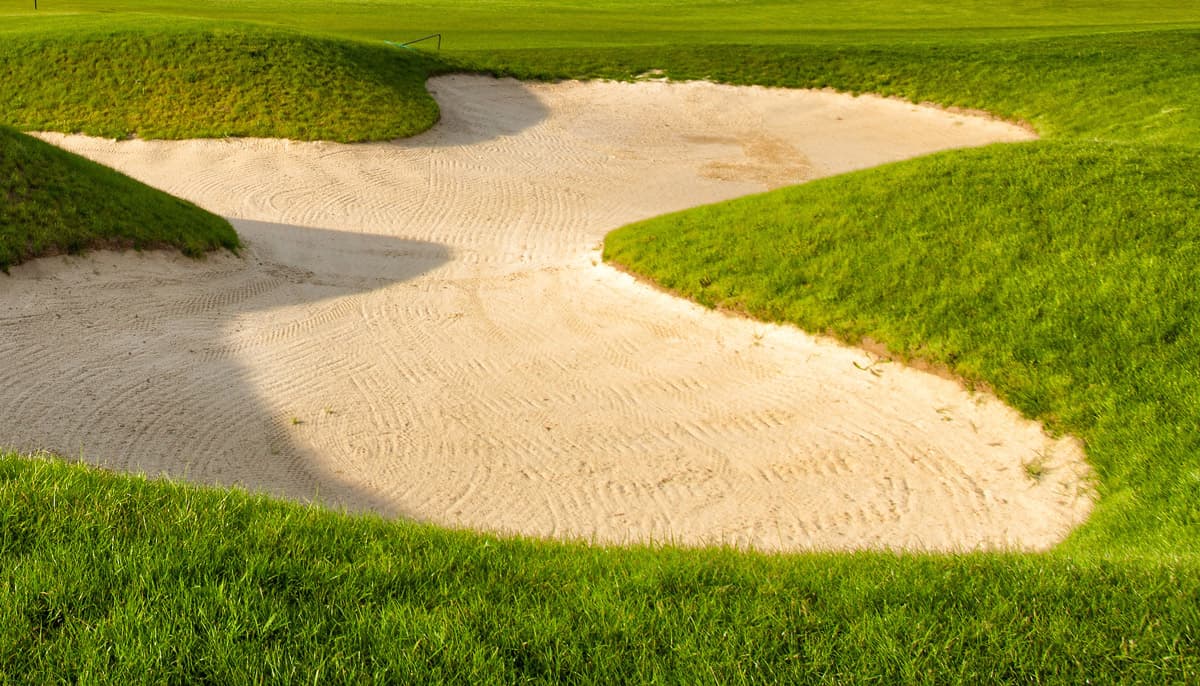 Golf course sand